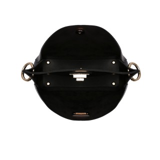 Γυναικεία Τσάντα Χειρός με Πλεκτό Χερούλι Χρώματος Μαύρο Beverly Hi...