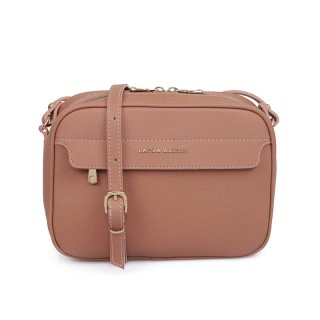 Γυναικεία Τσάντα με Διπλό Φερμουάρ Χρώματος Ροζ Laura Ashley Furley...