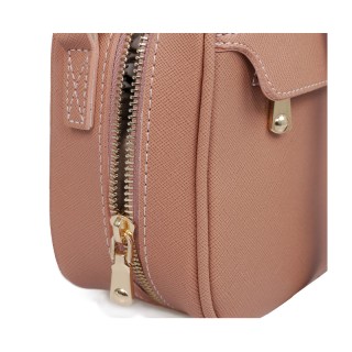 Γυναικεία Τσάντα με Διπλό Φερμουάρ Χρώματος Ροζ Laura Ashley Furley... Γυναικεία Τσάντα με Διπλό Φερμουάρ Χρώματος Ροζ Laura Ashley Furley...