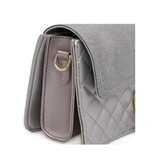 Γυναικεία Τσάντα Ώμου Χρώματος Γκρι Laura Ashley Monza 651LAS1535