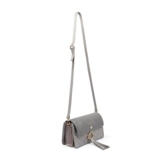 Γυναικεία Τσάντα Ώμου Χρώματος Γκρι Laura Ashley Monza 651LAS1535