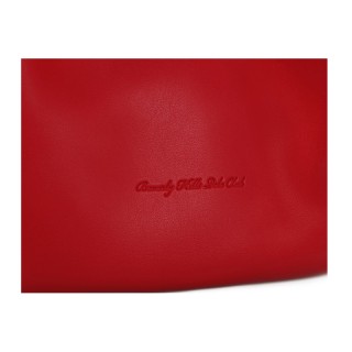 Γυναικεία Τσάντα Χειρός με Πλεκτό Χερούλι Χρώματος Κόκκινο Beverly ...