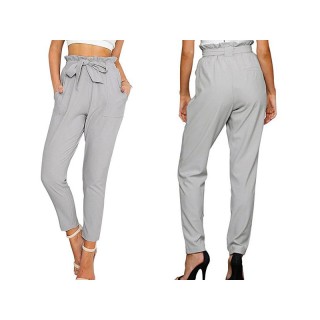 Γυναικείο Ψηλόμεσο Παντελόνι Χρώματος Γκρι Large SPM VL3183 Γυναικείο Ψηλόμεσο Παντελόνι Χρώματος Γκρι Large SPM VL3183