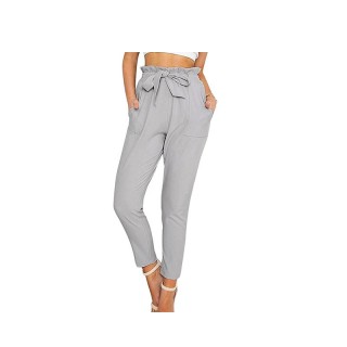 Γυναικείο Ψηλόμεσο Παντελόνι Χρώματος Γκρι Small SPM VL3181 Γυναικείο Ψηλόμεσο Παντελόνι Χρώματος Γκρι Small SPM VL3181