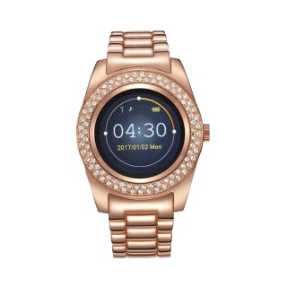 Γυναικείο Smartwatch Χρώματος Ροζ - Χρυσό με Μεταλλικό Μπρασελέ και... Γυναικείο Smartwatch Χρώματος Ροζ - Χρυσό με Μεταλλικό Μπρασελέ και...