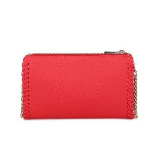 Γυναικείο Τσαντάκι Ώμου με Αλυσίδα Χρώματος Κόκκινο Beverly Hills P... Γυναικείο Τσαντάκι Ώμου με Αλυσίδα Χρώματος Κόκκινο Beverly Hills P...