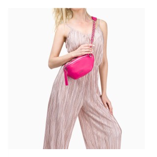 Γυναικεία Τσάντα Χιαστί Χρώματος Φούξια Puccini BML020-3A Γυναικεία Τσάντα Χιαστί Χρώματος Φούξια Puccini BML020-3A