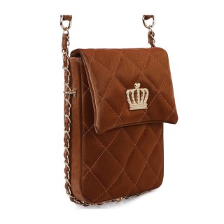 Γυναικεία Τσάντα Χιαστί Χρώματος Καφέ Juicy Couture 352 673JCT1328 Γυναικεία Τσάντα Χιαστί Χρώματος Καφέ Juicy Couture 352 673JCT1328