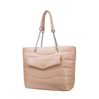 Γυναικεία Τσάντα Χειρός Χρώματος Καφέ Ανοιχτό Puccini BK1231158D-6A Γυναικεία Τσάντα Χειρός Χρώματος Καφέ Ανοιχτό Puccini BK1231158D-6A