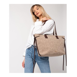 Γυναικεία Τσάντα Χειρός Χρώματος Μπεζ Puccini BK1231161D-6A2 Γυναικεία Τσάντα Χειρός Χρώματος Μπεζ Puccini BK1231161D-6A2