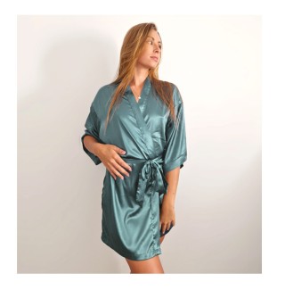 Γυναικείο Σατέν Κιμονό Χρώματος Πράσινο Dreamhouse 8720578055166 Γυναικείο Σατέν Κιμονό Χρώματος Πράσινο Dreamhouse 8720578055166