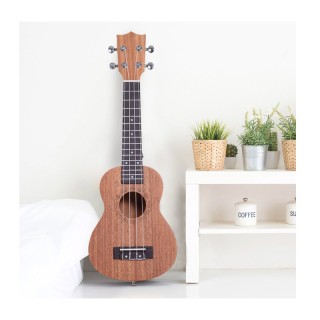 Γιουκαλίλι Soprano 53 cm Χρώματος Καφέ HOMCOM F21-001 Γιουκαλίλι Soprano 53 cm Χρώματος Καφέ HOMCOM F21-001