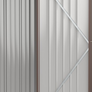 Outsunny Steel Θήκη Εργαλείου Υπόστεγου Κήπου με Κλειδαριά, 161,5x9... Outsunny Steel Θήκη Εργαλείου Υπόστεγου Κήπου με Κλειδαριά, 161,5x9...