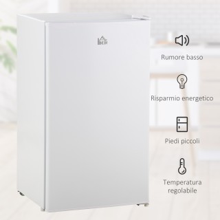 HOMCOM Coolbox 91L με ρυθμιζόμενο θερμοστάτη, επιτοίχια ράφια, ράφι... HOMCOM Coolbox 91L με ρυθμιζόμενο θερμοστάτη, επιτοίχια ράφια, ράφι...