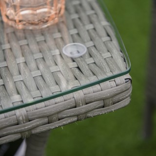 Τραπεζάκι και καρέκλες σαλονιού εξωτερικού χώρου Outsunny σε χρώμα ...