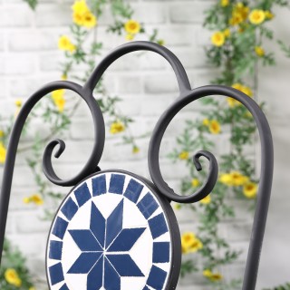 Outsunny Σετ κήπου 3 τεμαχίων με 2 πτυσσόμενες καρέκλες και 1 στρογ... Outsunny Σετ κήπου 3 τεμαχίων με 2 πτυσσόμενες καρέκλες και 1 στρογ...