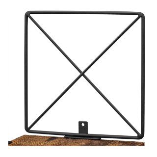 Γωνιακή Ξύλινη/Μεταλλική Ραφιέρα με 5 Ράφια 20 x 20 x 127.5 cm VASA...