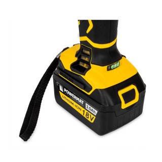 Γωνιακός Τροχός Μπαταρίας 18 V 125 mm POWERMAT PM-CAG-18V