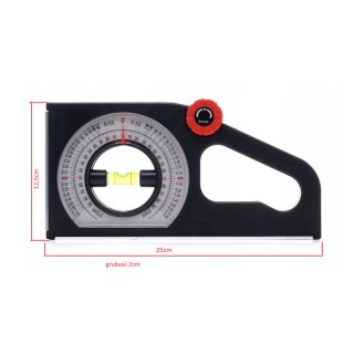 Γωνιόμετρο με Μοιρογνωμόνιο και Αλφάδι TAGRED TA4146 Γωνιόμετρο με Μοιρογνωμόνιο και Αλφάδι TAGRED TA4146