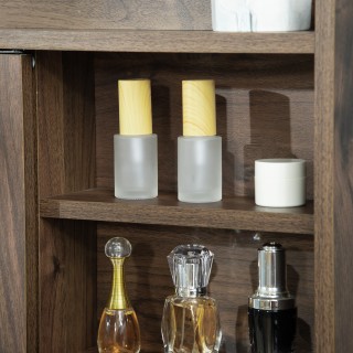 HOMCOM Ξύλινο Τραπέζι Μακιγιάζ με Καθρέφτη, Συρτάρι και 4 Ράφια, 60... HOMCOM Ξύλινο Τραπέζι Μακιγιάζ με Καθρέφτη, Συρτάρι και 4 Ράφια, 60...