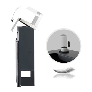 Γραμματοκιβώτιο από Ανοξείδωτο Ατσάλι 37 x 10.5 x 37 cm Songmics GM... Γραμματοκιβώτιο από Ανοξείδωτο Ατσάλι 37 x 10.5 x 37 cm Songmics GM...