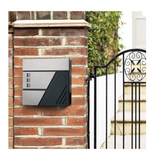 Γραμματοκιβώτιο από Ανοξείδωτο Ατσάλι 37 x 10.5 x 37 cm Songmics GM... Γραμματοκιβώτιο από Ανοξείδωτο Ατσάλι 37 x 10.5 x 37 cm Songmics GM...