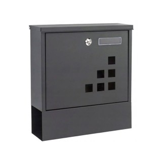 Γραμματοκιβώτιο από Γαλβανισμένο Ατσάλι 30.5 x 9.6 x 33.5 cm Modern...