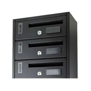 Γραμματοκιβώτιο Πολυκατοικίας 3 Θέσεων 30 x 17 x 33 cm MWS15578 Γραμματοκιβώτιο Πολυκατοικίας 3 Θέσεων 30 x 17 x 33 cm MWS15578