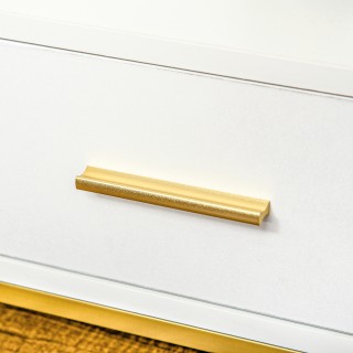 HOMCOM Σετ 2 Μοντέρνα Κομοδίνα με Συρτάρι και Ανοιχτό Ράφι, 50x40x5...