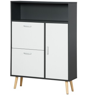 HOMCOM Σχάρα παπουτσιών που εξοικονομεί χώρο για 8 ζευγάρια παπούτσ... HOMCOM Σχάρα παπουτσιών που εξοικονομεί χώρο για 8 ζευγάρια παπούτσ...