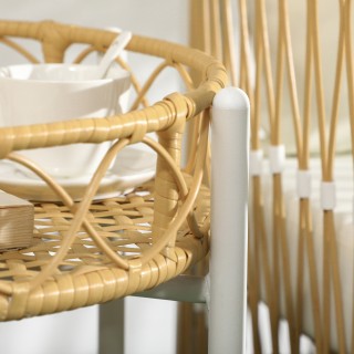 Boho Style Rattan Garden σετ με 2 καρέκλες με μαξιλάρια και στρογγυ... Boho Style Rattan Garden σετ με 2 καρέκλες με μαξιλάρια και στρογγυ...