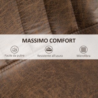 Homcom Set 2 σκαμπό μπαρ βιομηχανικού στυλ με ρυθμιζόμενο ύψος σε κ...