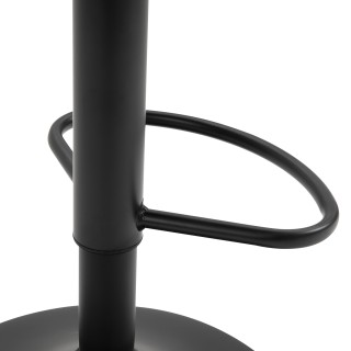 Homcom Set 2 σκαμπό μπαρ βιομηχανικού στυλ με ρυθμιζόμενο ύψος σε κ...