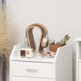 Συρταριέρα γραφείου Ξύλινη Vinsetto με 4 Συρτάρια, Ρόδες και υπερυψ...