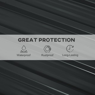 Outsunny Σετ 12 ανταλλακτικών πάνελ 129x45 cm για υπόστεγα κήπου απ... Outsunny Σετ 12 ανταλλακτικών πάνελ 129x45 cm για υπόστεγα κήπου απ...