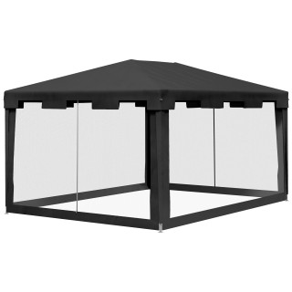 Outsunny Folding Gazebo 4x3 m με κουνουπιέρα και 2 εισόδους, σε μετ... Outsunny Folding Gazebo 4x3 m με κουνουπιέρα και 2 εισόδους, σε μετ...