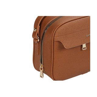 Γυναικεία Τσάντα με Διπλό Φερμουάρ Χρώματος Καφέ Laura Ashley Furle... Γυναικεία Τσάντα με Διπλό Φερμουάρ Χρώματος Καφέ Laura Ashley Furle...