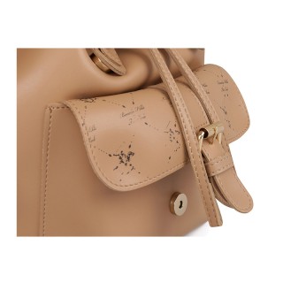 Γυναικεία Τσάντα Πλάτης με Τσέπες Χρώματος Camel Beverly Hills Polo...