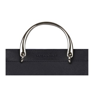 Γυναικεία Τσάντα Χειρός με Μεταλλικές Λαβές Χρώματος Navy Laura Ash... Γυναικεία Τσάντα Χειρός με Μεταλλικές Λαβές Χρώματος Navy Laura Ash...