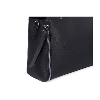 Γυναικεία Τσάντα Χειρός με Μεταλλικές Λαβές Χρώματος Navy Laura Ash... Γυναικεία Τσάντα Χειρός με Μεταλλικές Λαβές Χρώματος Navy Laura Ash...