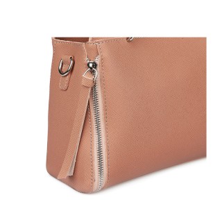 Γυναικεία Τσάντα Χειρός με Μεταλλικές Λαβές Χρώματος Ροζ Laura Ashl... Γυναικεία Τσάντα Χειρός με Μεταλλικές Λαβές Χρώματος Ροζ Laura Ashl...