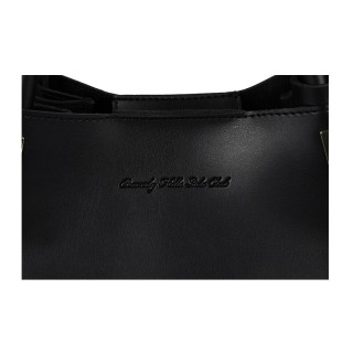 Γυναικεία Τσάντα Χειρός Χρώματος Μαύρο Beverly Hills Polo Club 701 ...