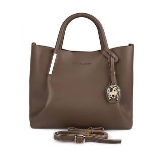 Γυναικεία Τσάντα Χειρός Χρώματος Taupe Beverly Hills Polo Club 701 ...
