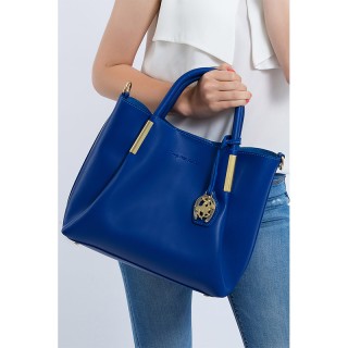 Γυναικεία Τσάντα Χειρός Χρώματος Μπλε Beverly Hills Polo Club 701 6...