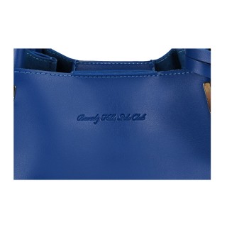 Γυναικεία Τσάντα Χειρός Χρώματος Μπλε Beverly Hills Polo Club 701 6...