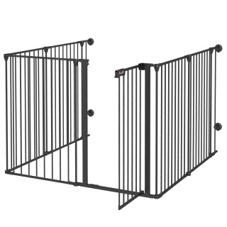 PawHut Πτυσσόμενη και αρθρωτή πύλη σκυλιών για σκύλους μεσαίου μεγέ... PawHut Πτυσσόμενη και αρθρωτή πύλη σκυλιών για σκύλους μεσαίου μεγέ...