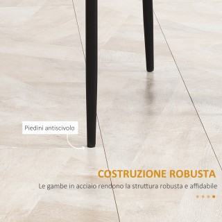 HOMCOM Σετ 4 καρέκλες τραπεζαρίας με ψηλή πλάτη από συνθετικό δέρμα... HOMCOM Σετ 4 καρέκλες τραπεζαρίας με ψηλή πλάτη από συνθετικό δέρμα...