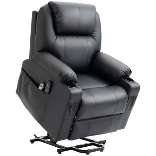 HOMCOM Lift Chair Max 135° Recliner με 8 πόντους μασάζ και στήριγμα... HOMCOM Lift Chair Max 135° Recliner με 8 πόντους μασάζ και στήριγμα...