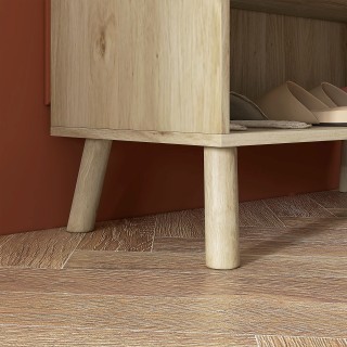 Ντουλάπι πολλαπλών χρήσεων HOMCOM σε στυλ Boho με πόρτες από ρατάν ... Ντουλάπι πολλαπλών χρήσεων HOMCOM σε στυλ Boho με πόρτες από ρατάν ...