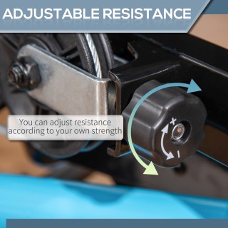 HOMCOM Fitness Stepper με αλτήρα και οθόνη LCD για προπόνηση στο σπ...